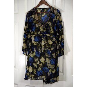 ACE FASHION Women’s Floral Dress L/XL